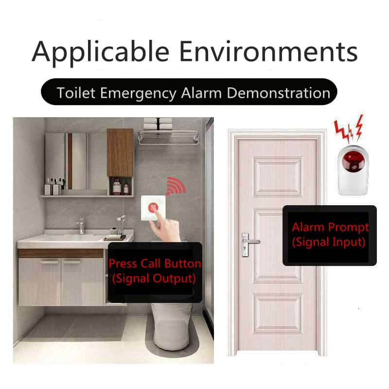 SUMRING SR-111R 433MHz wireless sound light emergency strobe siren