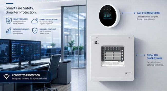 US commercial building fire alarm system