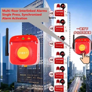 433MHz Wireless Manual Fire Call Point Button SR-A10R