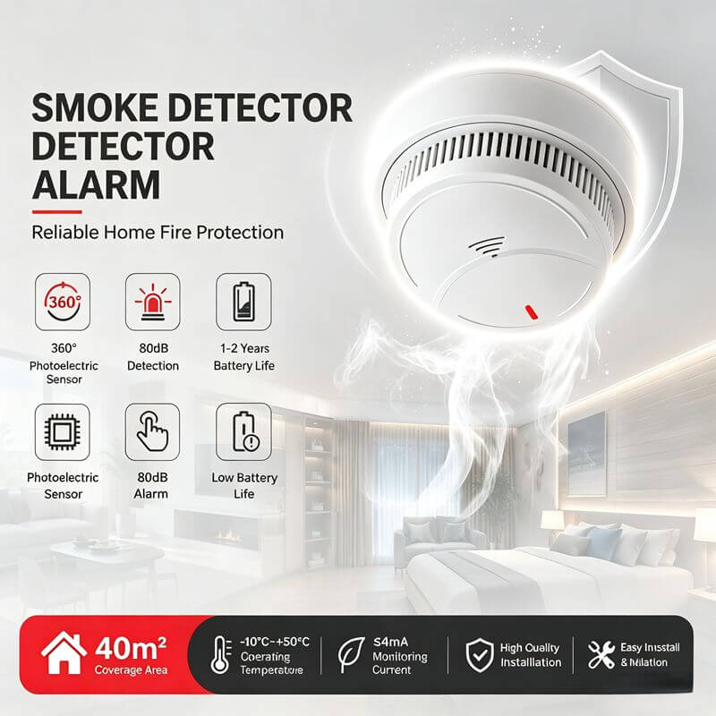 What is the detection principle? Photoelectric or ionization sensor?