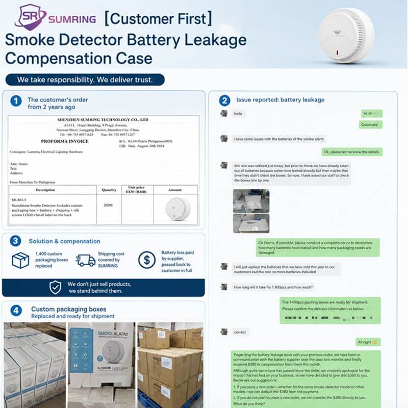 What Happens When Smoke Detector Batteries Leak? Real‑World Case From Sumring