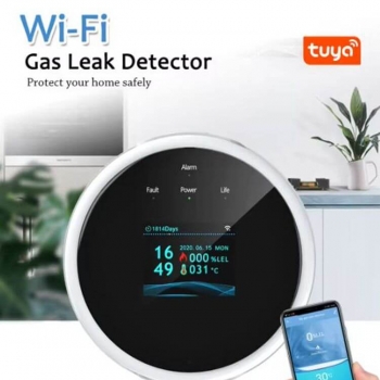gas detector,gas alarm,heat alarm,tuya smart,wifi gas sensor,kitchen safety,home security,commercial kitchen safety