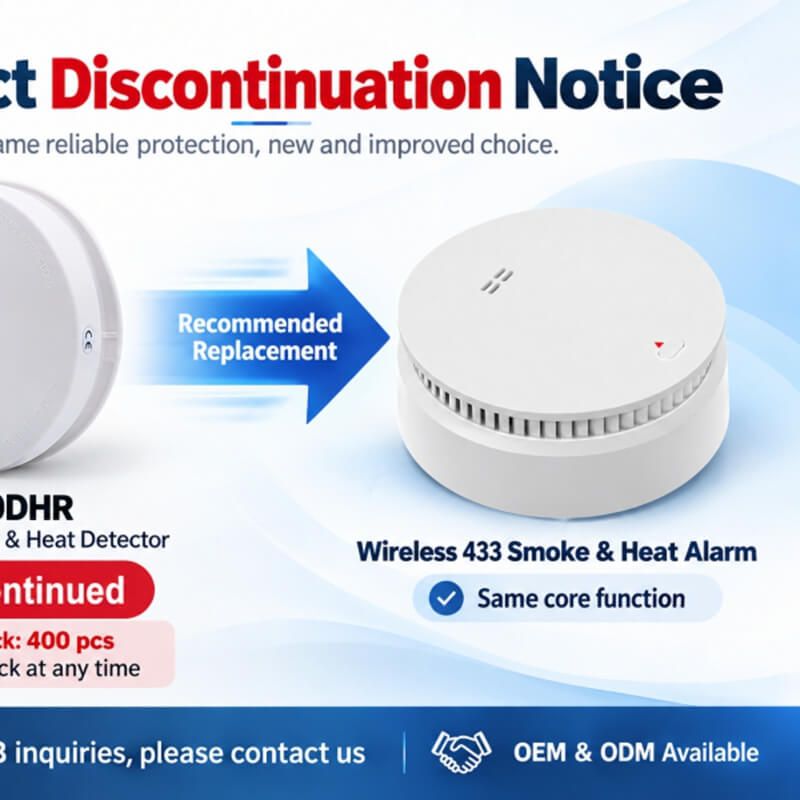 SR-820DHR Wireless 433 Smoke & Heat Detector Is Discontinued: Stock Alert & Dire