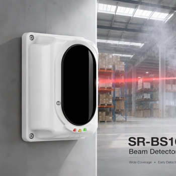 Beam smoke detector, Infrared beam detector, Linear beam smoke detector, Optical beam detector, Smoke detector for warehouse, Fire beam detector, Reflective beam smoke detector, Conventional beam detector, EN54-12 compliant beam detector, Large area smoke detection, High ceiling smoke detector, Industrial fire safety sensor, Long range smoke detector 100m, Auto-compensation smoke detector, Laser alignment beam detector, Smart diagnostics fire detector, IP65 beam detector, Warehouse fire alarm system, Factory smoke detection, SR-BS10 beam detector, TX7130 beam detector