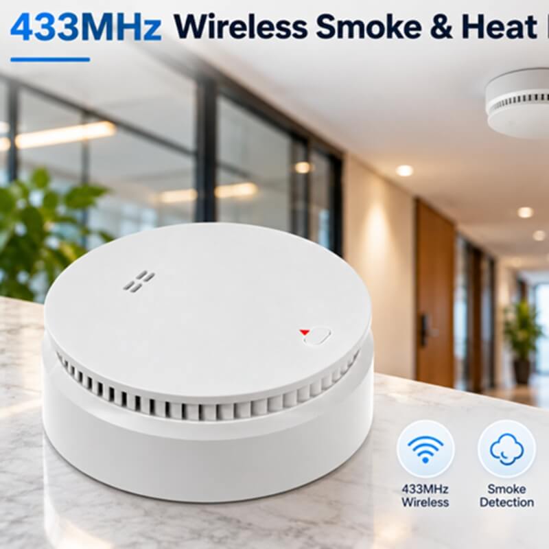 433MHz Wireless Smoke & Heat Detector: Why This Alarm Is a Smart Pick for Buyers