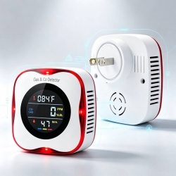 AC Plug-in 4 in 1 Alarm Carbon Monoxide & Natural Gas Combination Detector