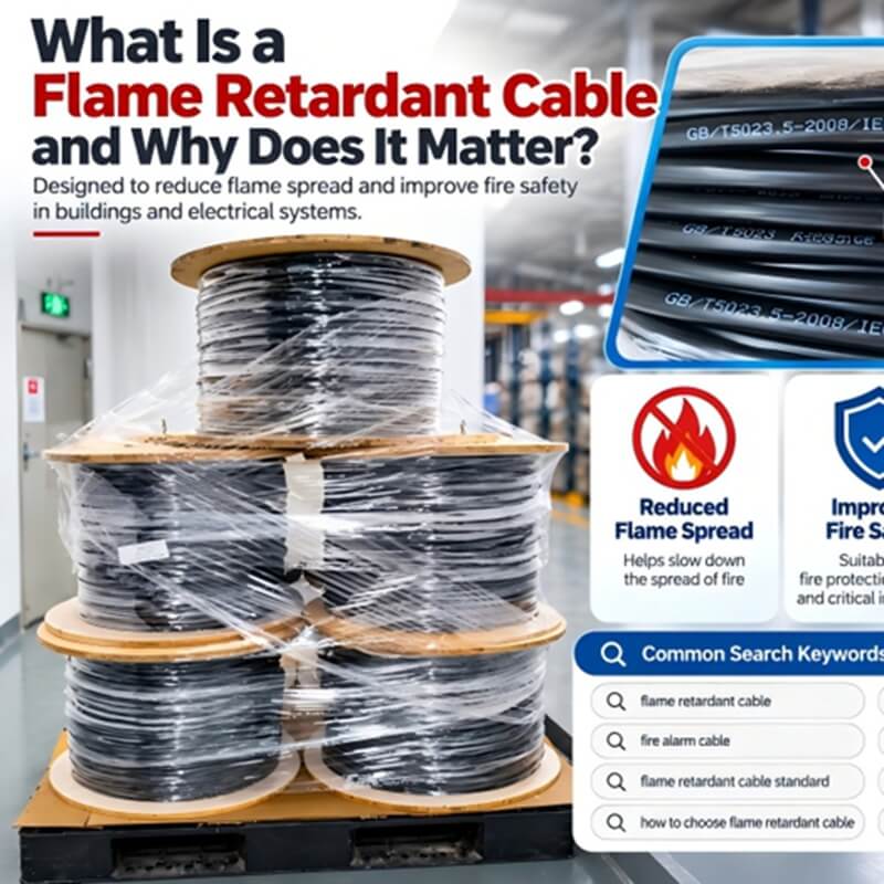What Is a Flame Retardant Cable and Why Does It Matter?